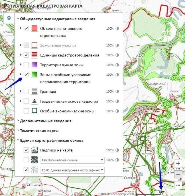 Роль кадастровой карты в определении границ
